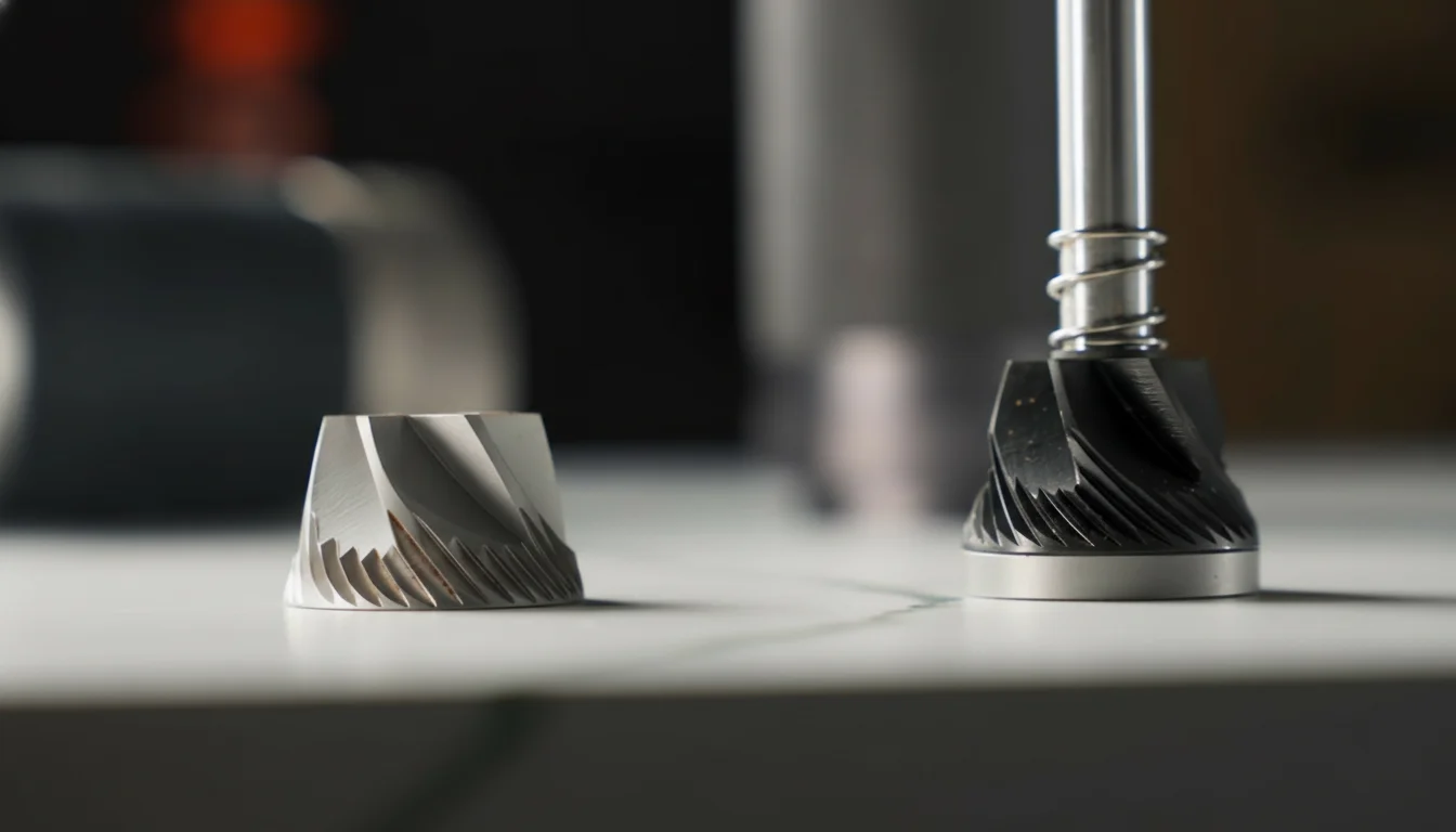 48mm titanium-coated conical burrs from the 1Zpresso J-Max