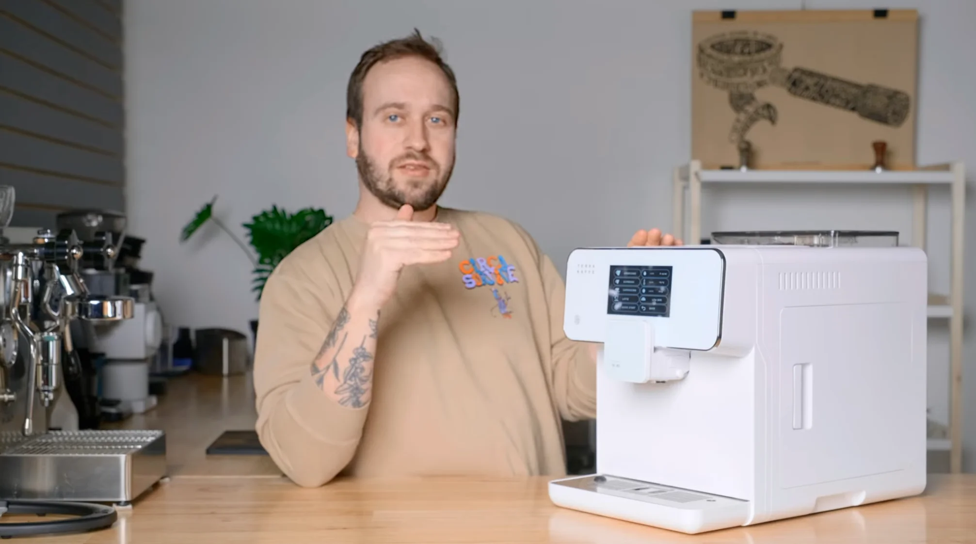 Steven reviewing the original Terra Kaffe TK-01 superautomatic