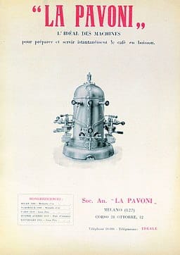 La Pavoni ideal first espresso machine