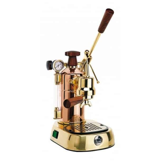 2. La Pavoni Professional Copper & Brass - Best Springless Lever Espresso Machine